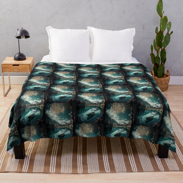 Item preview, Landscape Mountains and a Boat in an Amazing Lake! designed and sold by artra-shop.