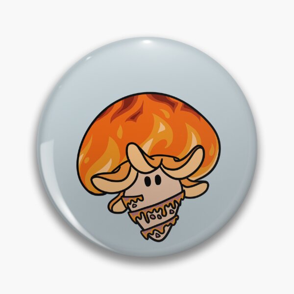 Item preview, Whirling Pyro Fungus Genshin impact designed and sold by NovaColour.