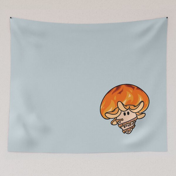Item preview, Whirling Pyro Fungus Genshin impact designed and sold by NovaColour.