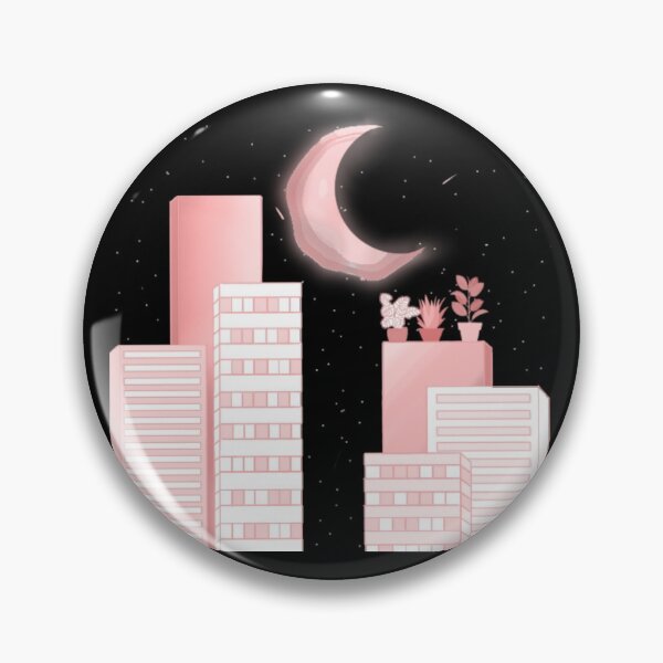 Item preview, Pink city in the dark designed and sold by Artistkhg.