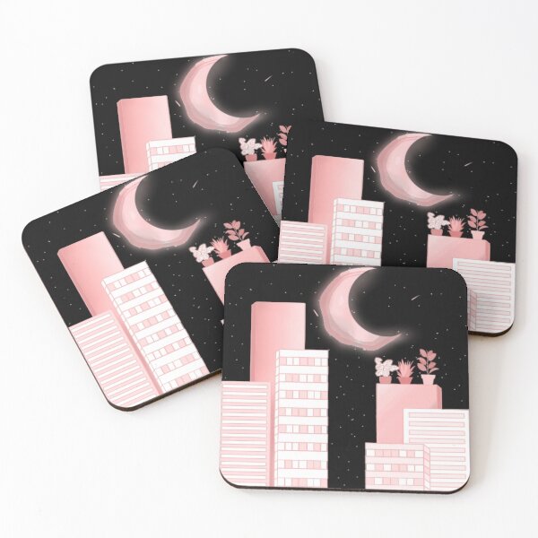 Item preview, Pink city in the dark designed and sold by Artistkhg.