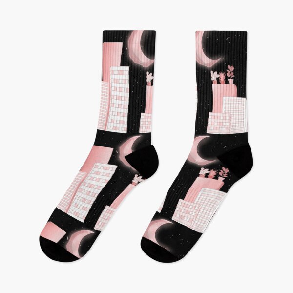 Item preview, Pink city in the dark designed and sold by Artistkhg.