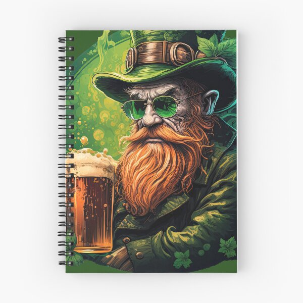 Aperçu de l'œuvre Lutin drôle avec de la bière - Saint-Patrick créée et vendue par TortoPlusa.