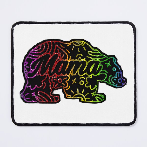 Item preview, Mama Bear funky rainbow colors designed and sold by Hamilton is Beautiful.