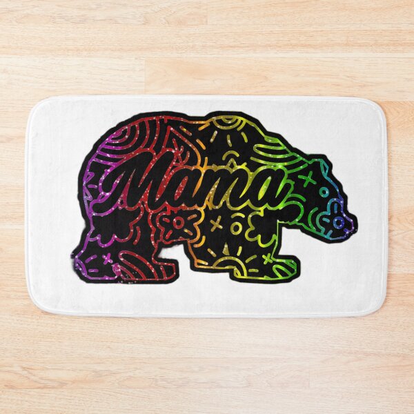 Item preview, Mama Bear funky rainbow colors designed and sold by Hamilton is Beautiful.