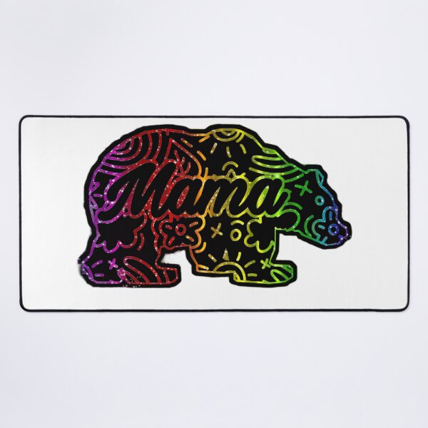 Item preview, Mama Bear funky rainbow colors designed and sold by Hamilton is Beautiful.