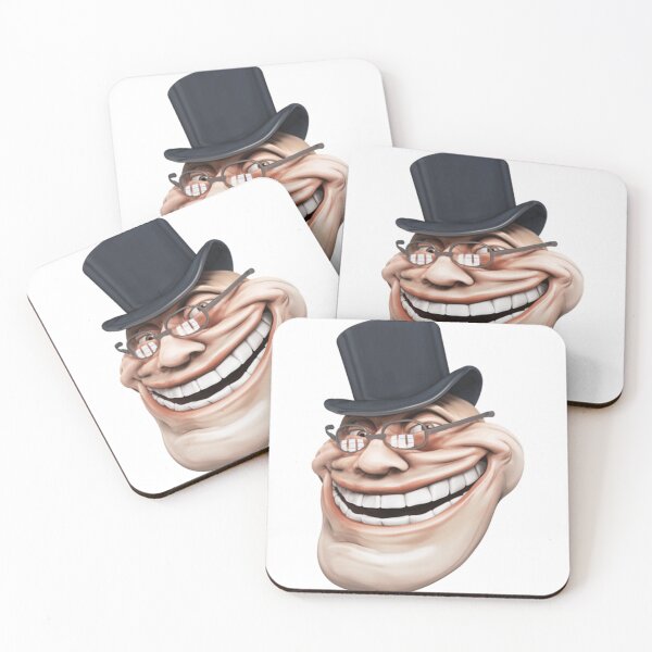 Item preview, Realistic Troll Face Wearing Top Hat Rage Comics  Meme   designed and sold by GraphicsByFlowz.