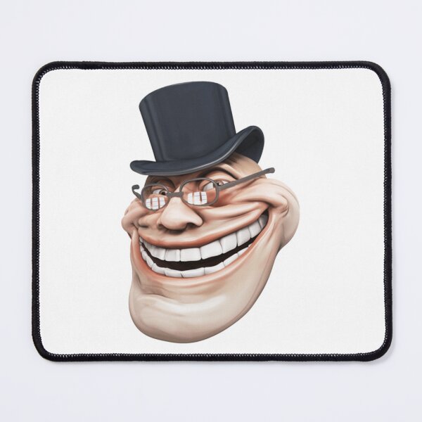 Item preview, Realistic Troll Face Wearing Top Hat Rage Comics  Meme   designed and sold by GraphicsByFlowz.