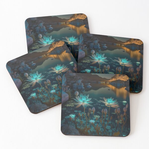 Item preview, Flowers glowing in a starred night! designed and sold by artra-shop.