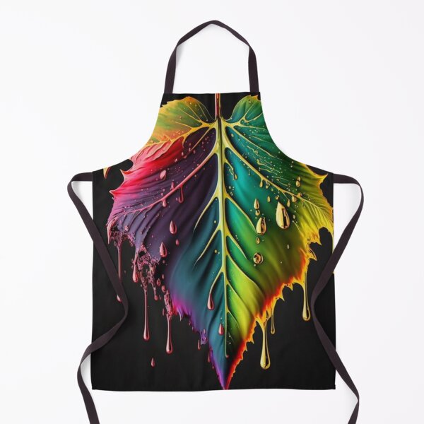 Item preview, Leaf with Golden Drops designed and sold by NengShop.