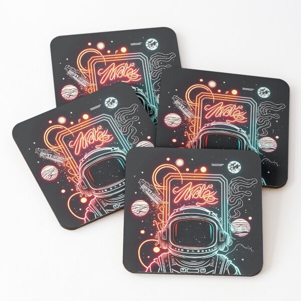 Item preview, Neon Odyssey: Journeying through Space with an Astronaut designed and sold by Joshu77.