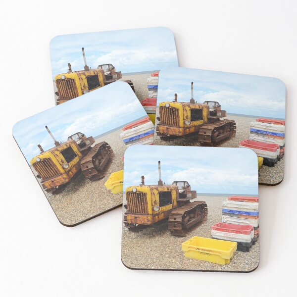 Item preview, Tractor on beach, Blakeney, Norfork designed and sold by Nick Pautrat.