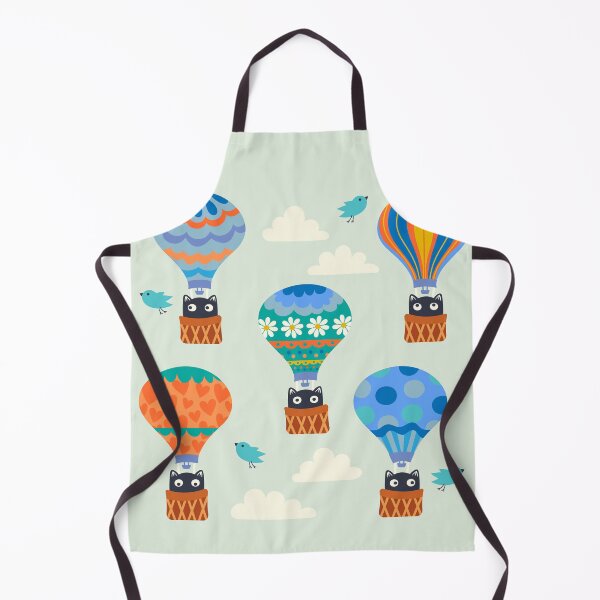 Item preview, Hot Air Balloon Cats designed and sold by Carrie Cantwell Art.