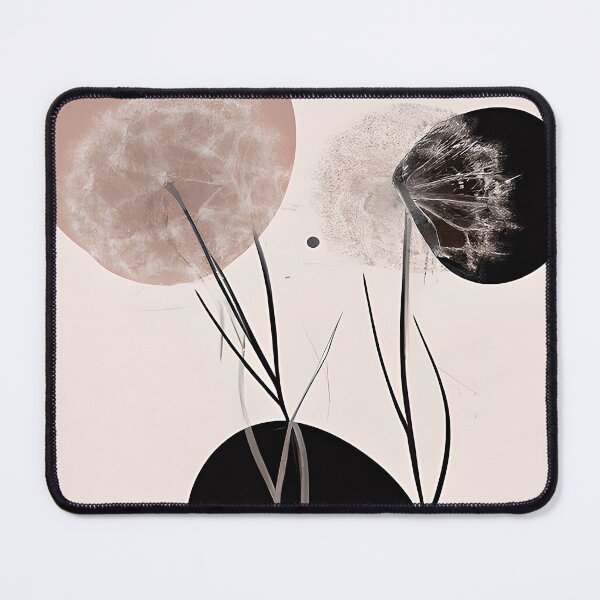 Item preview, Muted tones abstract dandelions designed and sold by ibelieveimages.