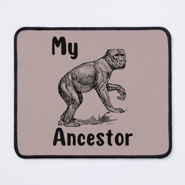 Item preview, My Monkey Ancestor | A Humorous and Endearing Illustration of a Primate designed and sold by MrDoze.