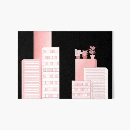 Artikel-Vorschau von Rosa Wolkenkratzer, designt und verkauft von Artistkhg.