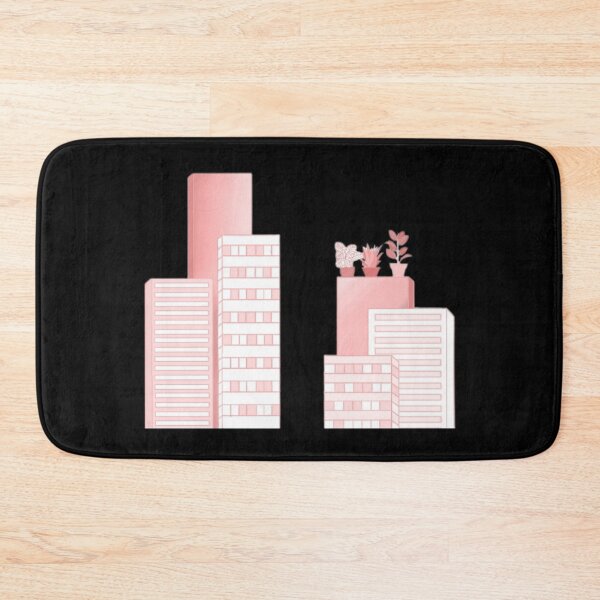 Item preview, Pink skyscrapers  designed and sold by Artistkhg.