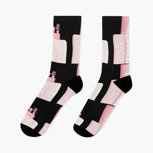 Item preview, Pink skyscrapers  designed and sold by Artistkhg.