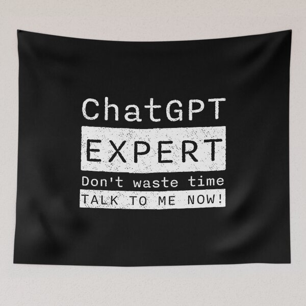 Item preview, ChatGPT EXPERT | Unique AI Shirt designed and sold by wunderfamily.
