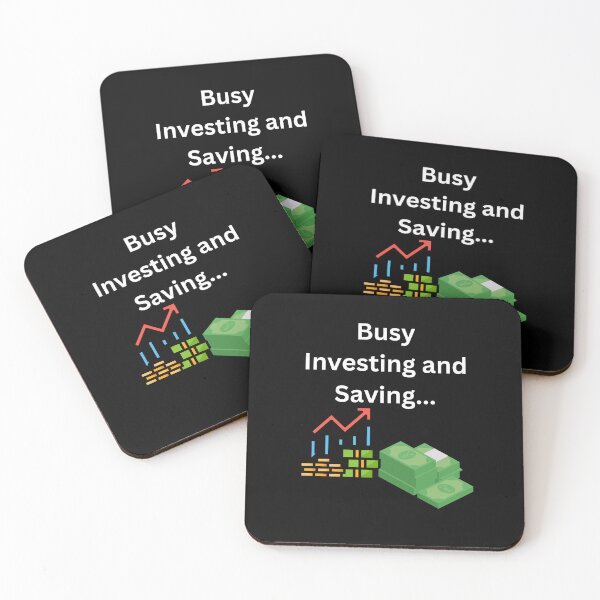 Item preview, Busy Investing and Saving... designed and sold by UpcomingTech.