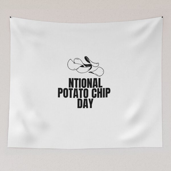 Item preview, national potato chip day designed and sold by xkiyal Art.
