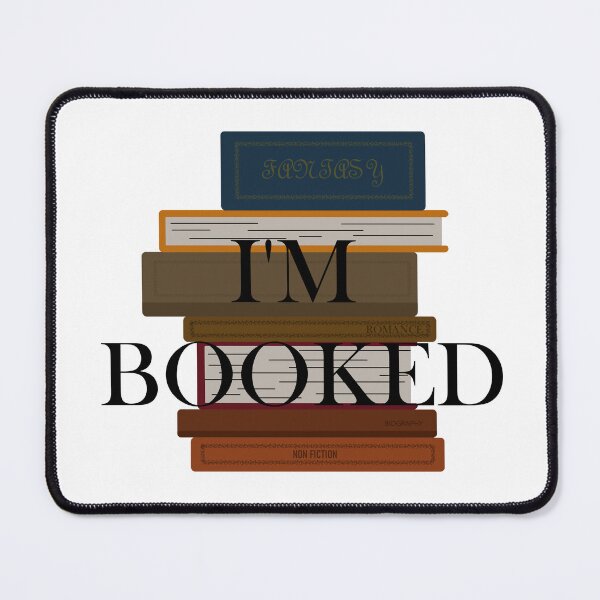 Item preview, I'm Booked for book lovers designed and sold by CraftsByAmanda.