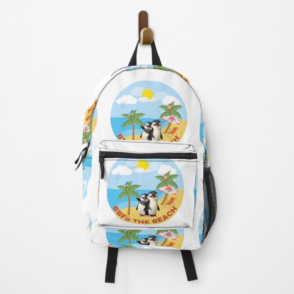 Item preview, Cute Penguins BBF at the Beach designed and sold by HanaiPrint.