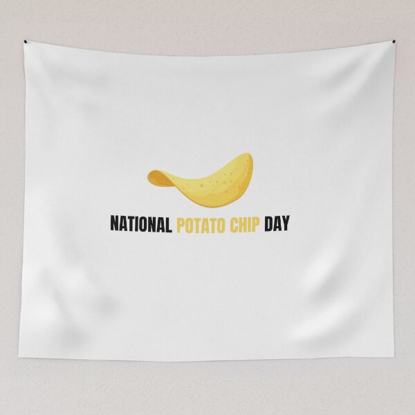 Item preview, national potato chip day 2023 designed and sold by xkiyal Art.