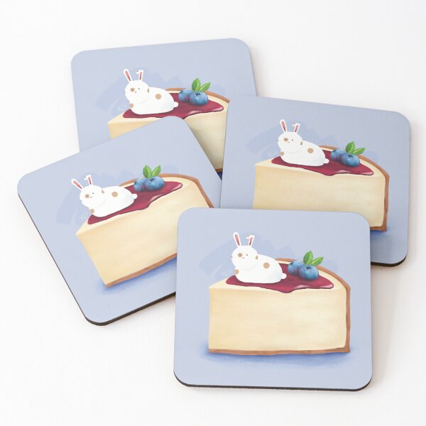 Item preview, Biscotti Sits on a Slice of Blueberry Cheesecake - Light Purple designed and sold by mwkairos.