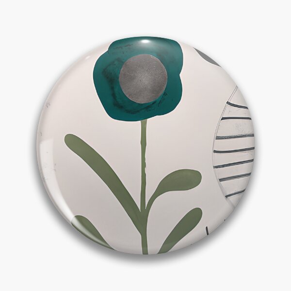 Artikelvorschau, Green and muted gray flower entworfen und verkauft von ibelieveimages.