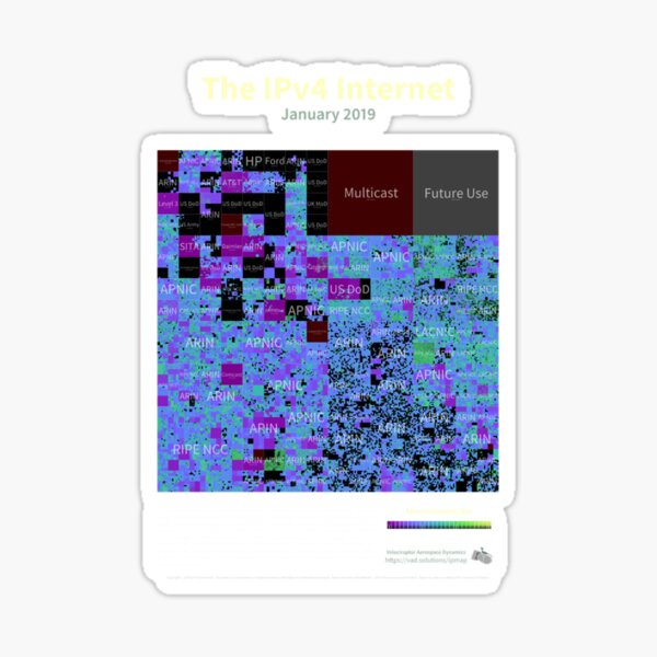 Item preview, The IPv4 Internet  January 2019204 designed and sold by DubbleProductio.