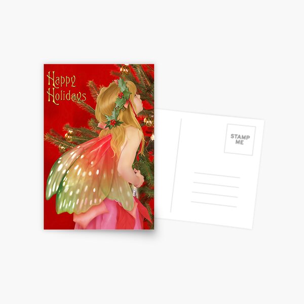 Christmas tree fairy Postcard