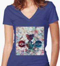 Pokemon Women's Fitted V-Neck T-Shirt