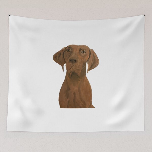 Item preview, Magyar vizsla portrait painting designed and sold by AneMi2.