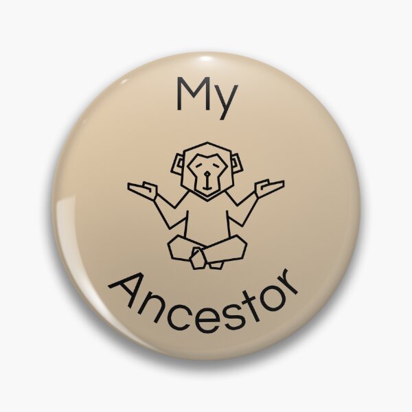 Item preview, My Monkey Ancestor | A Humorous and relaxing Illustration of a Primate designed and sold by MrDoze.