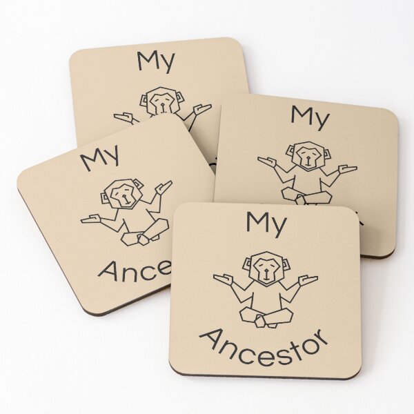 Item preview, My Monkey Ancestor | A Humorous and relaxing Illustration of a Primate designed and sold by MrDoze.