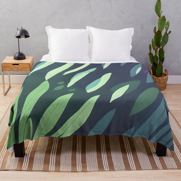 Artikelvorschau, Blue and green abstract leaves entworfen und verkauft von ibelieveimages.