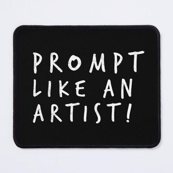Item preview, PROMPT LIKE AN ARTIST - Shirt for ChatGPT experts designed and sold by wunderfamily.