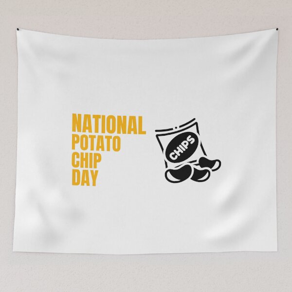 Item preview, national potato chip day 2023 designed and sold by xkiyal Art.