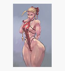Christmas Cammy, Street Fighter Photographic Print