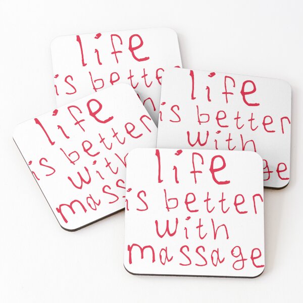 Item preview, Life is better with massage designed and sold by kinpirks.