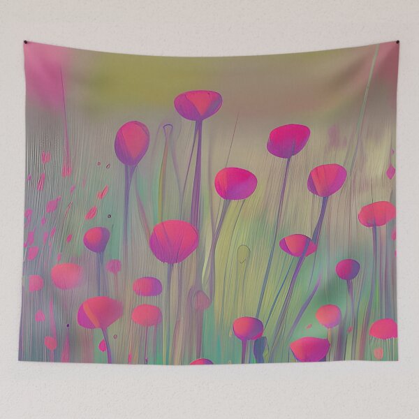 Item preview, Muted pink poppies designed and sold by ibelieveimages.