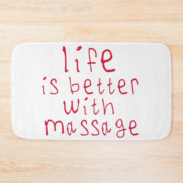 Item preview, Life is better with massage designed and sold by kinpirks.