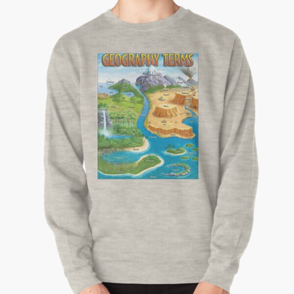 Item preview, 90's geography terms map meme designed and sold by Sysko.