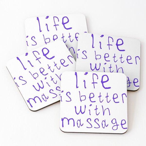 Item preview, Life is better with massage designed and sold by kinpirks.