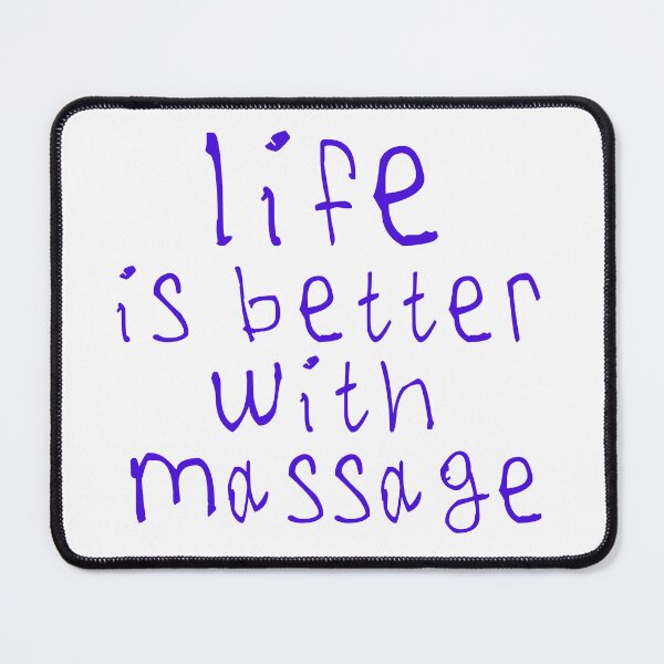 Item preview, Life is better with massage designed and sold by kinpirks.