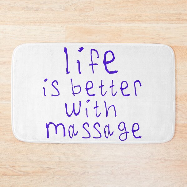 Item preview, Life is better with massage designed and sold by kinpirks.