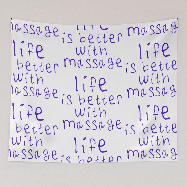 Item preview, Life is better with massage designed and sold by kinpirks.
