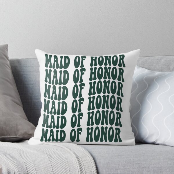 Item preview, Maid Of Honor Emerald Green Retro Graphic Bridal Party Gifts for Bachelorette Party designed and sold by mysticblvd.