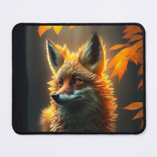 Item preview, Kitsune spirit exploring the forest Painting #2 designed and sold by Artistic Pandas.